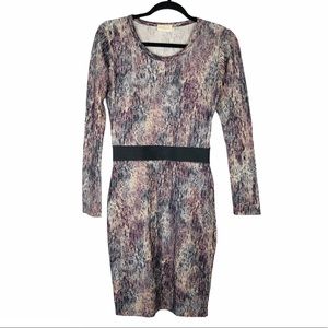 Calla Paris purple watercolor dress